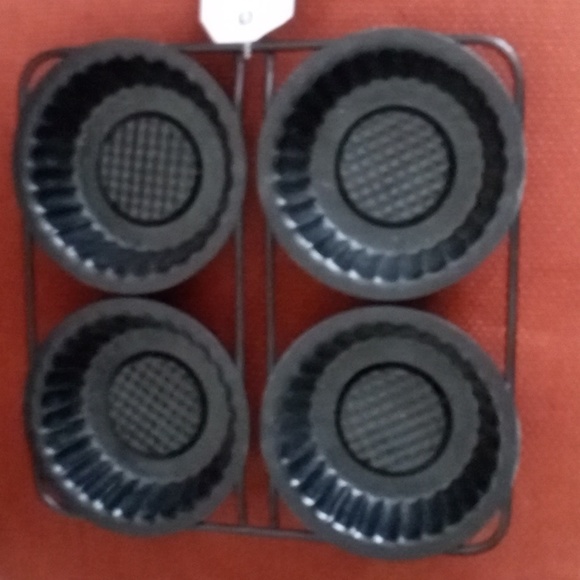Tartlette Pan 4 Cavity Tart Pan - Picture 1 of 3